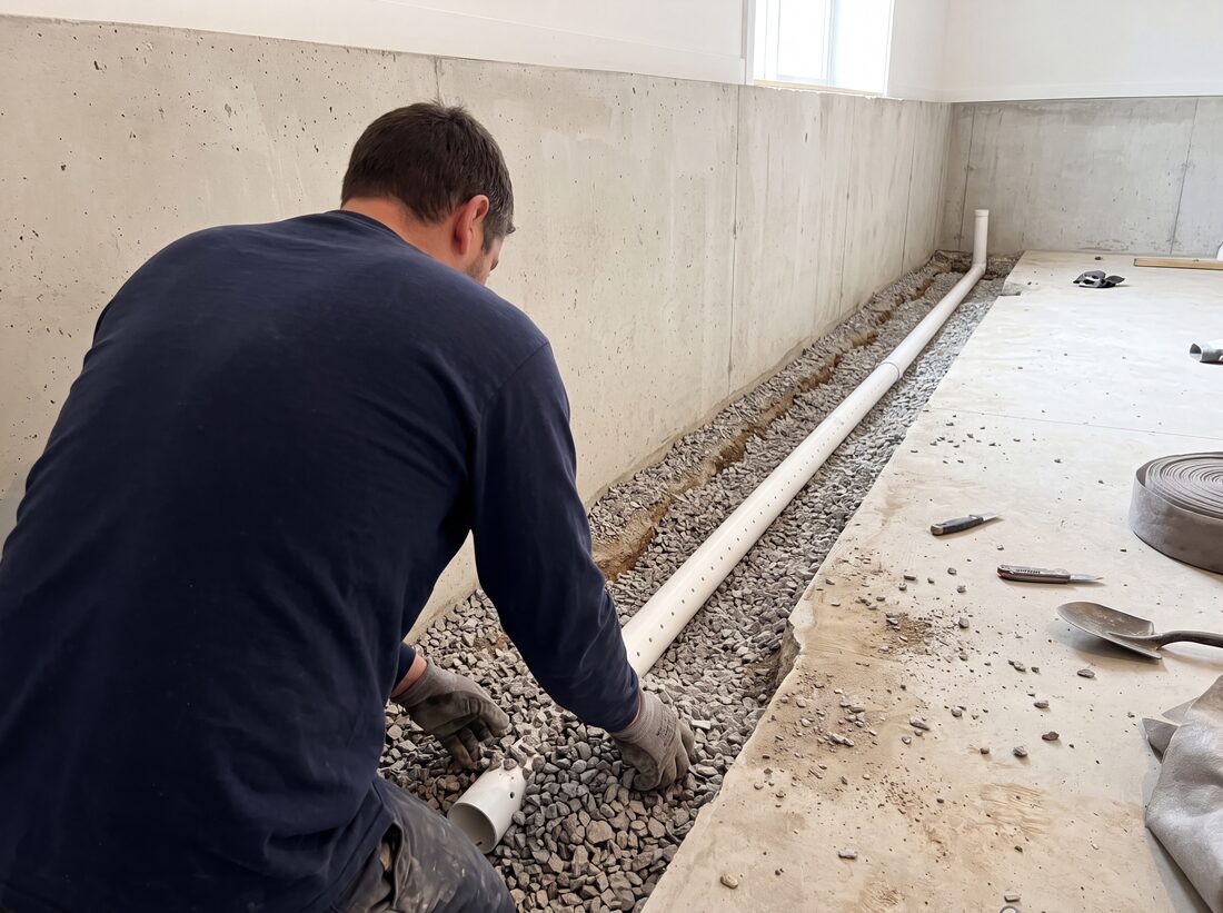 Waterproofing installation
